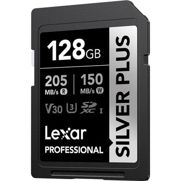 Lexar Professional SILVER PLUS UHS-I SDXC 128 GB Memory Card 4 Pack