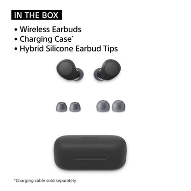 Sony WF-C510 Truly Wireless Earbuds with 22-Hour Battery, IPX4, Multipoint, White