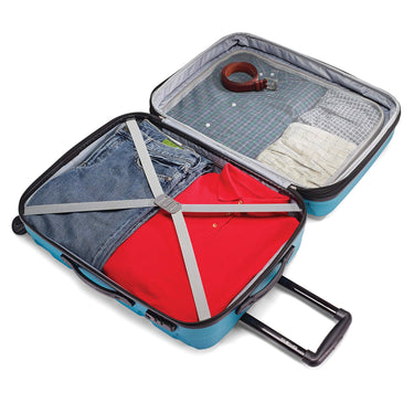 Samsonite Omni 2 Piece Hardside Luggage Nested Spinner Set (20"/28") Caribbean Blue
