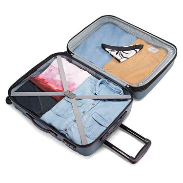 Samsonite Omni 2 Piece Hardside Expandable Luggage Nested Spinner Set (20"/28") Teal