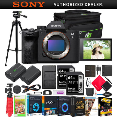 Sony a7 IV Mirrorless Full Frame Camera Body ILCE-7M4 +Photography Accessories Bundle