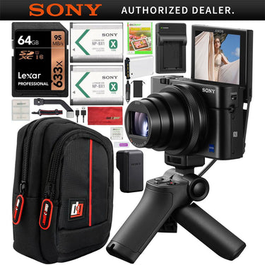 Sony Cyber-Shot DSC-RX100 VII 4K Camera Kit RX100M7G Grip VCT-SGR1 Vlogging Bundle
