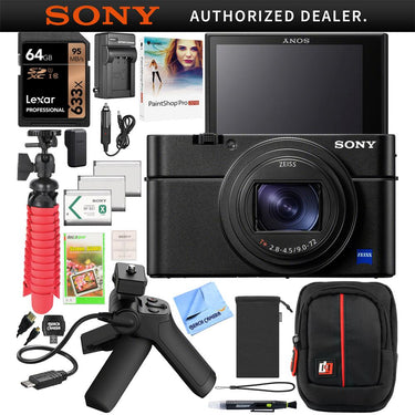 Sony Cyber-Shot DSC-RX100 VII Camera Kit DSC-RX100M7 Grip Tripod VCT-SGR1 Pro Bundle