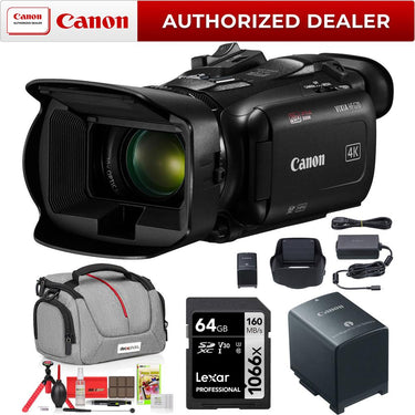 Canon Vixia HF G70 UHD 4K Camcorder Bundle with BP-820 Battery Pack and More