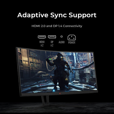 Deco Gear 35" Curved Gaming Ultrawide Monitor, 3440x1440, 120Hz, 1ms, Starter Bundle