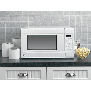 GE 1.4 Cu. Ft. Capacity Countertop Microwave Oven, White - Open Box