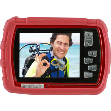 Vivitar IS048-BLUE-MEJ 16MP Waterproof Digital Camera - RED - Open Box