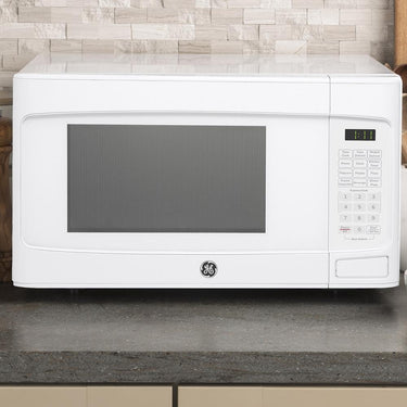 GE 1.1 Cu. Ft. Capacity Countertop Microwave Oven, White - Open Box