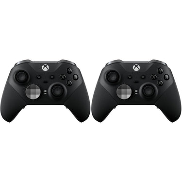 Microsoft FST-0000 Xbox Elite Series 2 Controller (Black) Dual Controller Bundle