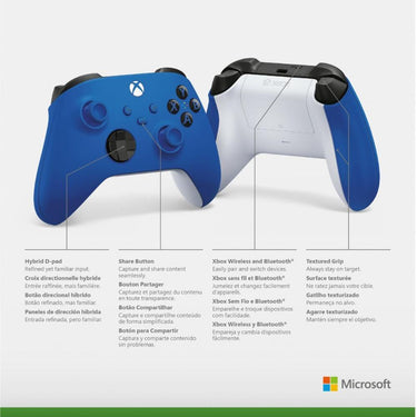 Microsoft Xbox Special Edition Wireless Controller Shock Blue 2 Pack