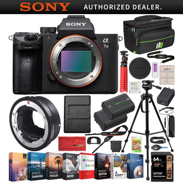 Sony a7 III Alpha Mirrorless Camera Body + Sigma MC-11 Canon Lens Mount Converter Kit