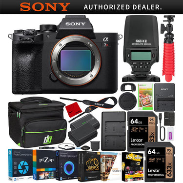 Sony a7R IV Alpha Full Frame Mirrorless Camera Body ILCE7RM4A/B + Flash Bundle