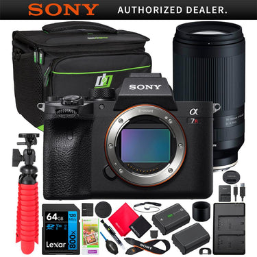 Sony a7R IV Mirrorless Full Frame Camera Body Kit + Tamron 70-300mm Lens Bundle
