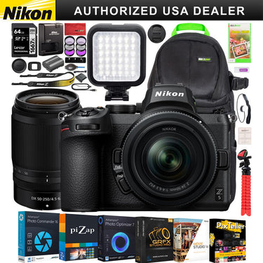 Nikon Z5 Mirrorless Full Frame FX Camera 2 Lens Kit 24-50mm + 50-250mm DX VR Bundle