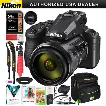 Nikon COOLPIX P950 Compact Digital Camera with 83x Optical Zoom Lens Pro Bundle