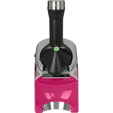 Yonanas Deluxe Vegan NonDairy Frozen Fruit Soft Serve Dessert Maker 200W, Pink