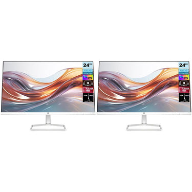 Hewlett Packard 524sa Series 5 23.8" FHD 1080p 16:9 IPS Dual Monitor with Speakers