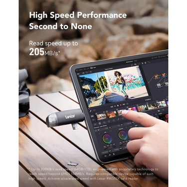 Lexar 64GB Professional Silver Plus microSDXC Card, 205MB/s Read, 150MB/s Write