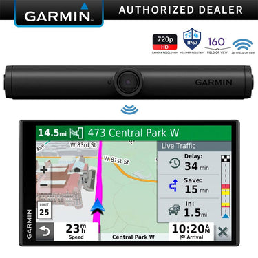 Garmin 010-01866-00 BC 40 Wireless Backup Camera w/ Drivesmart 65T GPS Navigator Bundle