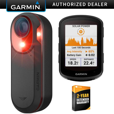 Garmin Varia RCT715 Rearview Radar w/ Camera & Tail Light + Edge 540 Compact GPS Bundle