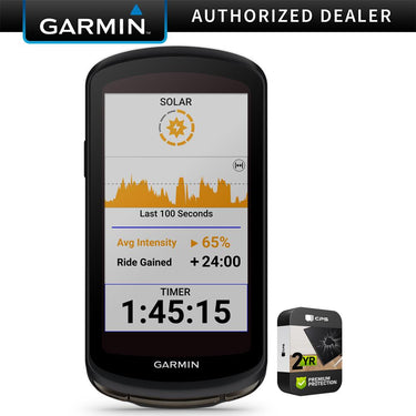 Garmin Edge 1040 Solar GPS Cycling Bike Computer with 2 Year Extended Warranty