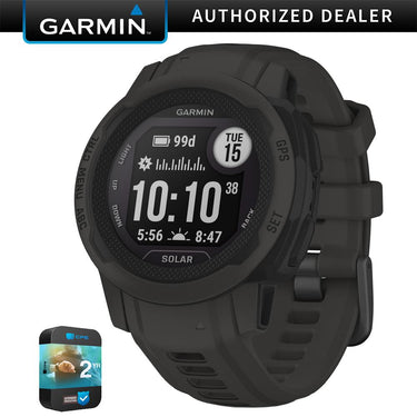Garmin Instinct 2S Solar 40mm GPS Smartwatch Graphite with 2 Year Warranty