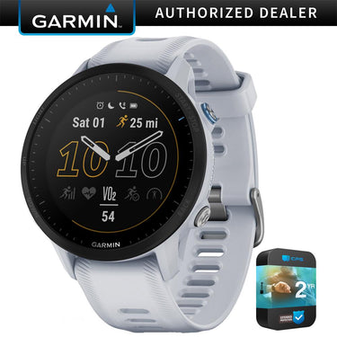 Garmin Forerunner 955 Solar GPS Smartwatch Whitestone + 2 Year Extended Warranty