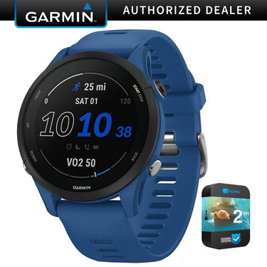 Garmin Forerunner 255 GPS Smartwatch Tidal Blue with 2 Year Extended Warranty