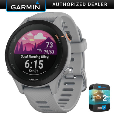 Garmin Forerunner 255S GPS Smartwatch Powder Grey with 2 Year Extended Warranty