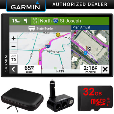 Garmin 010-02739-00 dezl OTR710 7" GPS Truck Navigator w/ Accessories Bundle