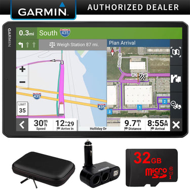 Garmin 010-02741-00 dezl OTR1010 10" GPS Truck Navigator w/ Accessories Bundle