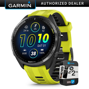 Garmin Forerunner 965 Running Smartwatch Amp Yellow and Black + 2 Year Warranty