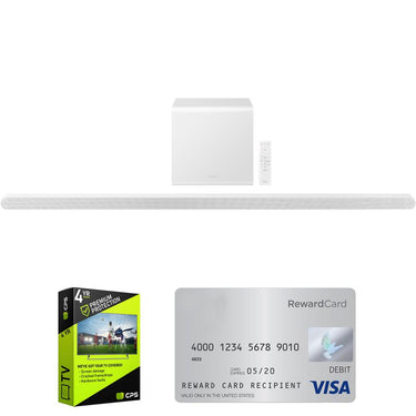Samsung HW-S801D 3.1.2ch Soundbar, White (2024) w/ 4 Year Warranty +$50 Gift Card Bundle