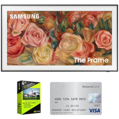 Samsung 50" The Frame QLED 4K Smart TV (2024) w/ 4 Year Warranty + $25 Gift Card Bundle