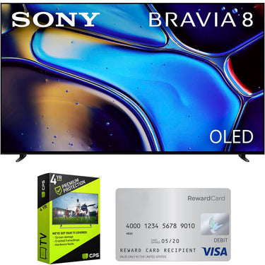 Sony BRAVIA 8 K65XR80 65" 4K OLED TV 2024 Bundle w/ 4 Yr Warranty +$25 Gift Card