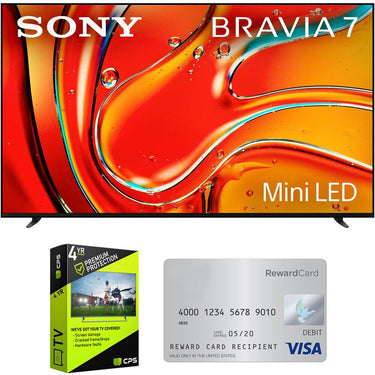 Sony BRAVIA 7 85" 4K QLED Mini-LED TV 2024 Bundle w/4 Yr Warranty +$25 Gift Card