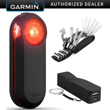 Garmin Varia RTL515 Cycling Rearview Radar and Tail Light with Power Bank Bundle