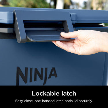 Ninja FB131BL FrostVault 30qt Hard Cooler with Dry Zone, Lakeshore Blue - Refurbished