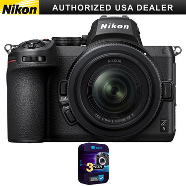 Nikon Z5 Full Frame Mirrorless Camera w/24-50mm f/4-6.3 Lens +3 Year Extended Warranty