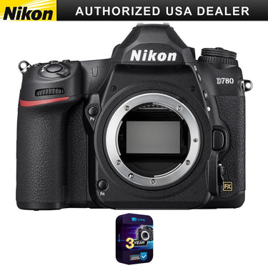 Nikon D780 DSLR 24.3MP 1080p FX-Format Digital Camera Body + 3 Year Extended Warranty
