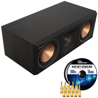 Klipsch RP-500C II Enhanced Clarity Center Speaker +Deco Gear Wire +Banana Plugs