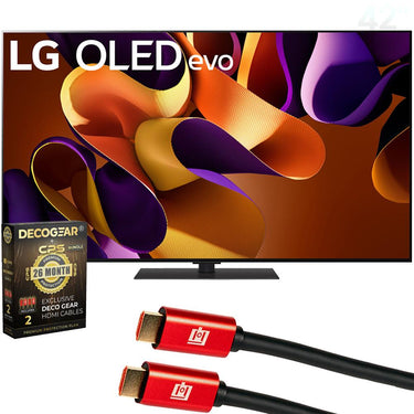 LG 55" OLED evo G4 Series Smart TV 4K HDR (2024) + 26 Month Protection Kit