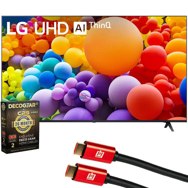 LG 65-Inch UT75 Series LED Smart TV 4K (2024) with 26 Months Protection Pack
