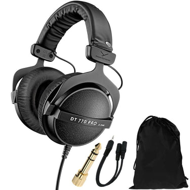 BeyerDynamic DT 770 PRO Closed Dynamic Studio Headphones 32 Ohms +Stereo Bundle