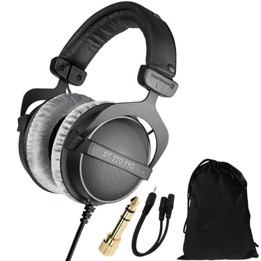 BeyerDynamic DT 770 PRO Closed Dynamic Studio Headphones 250 Ohms +Stereo Bundle