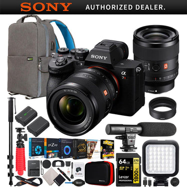 Sony a7R V Full Frame Mirrorless Camera + FE 35mm F1.4 GM Lens Kit SEL35F14GM Bundle