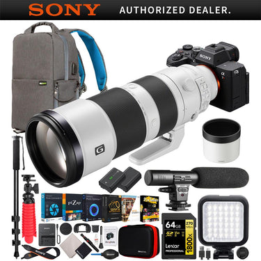 Sony a7R V Full Frame Mirrorless Camera + 200-600mm F5.6-6.3 G OSS Lens Kit Bundle