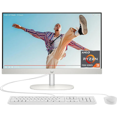 Hewlett Packard 24-cr0220 23.8" Touch AMD Ryzen 3 7320U 8GB/256GB All-in-One Desktop PC