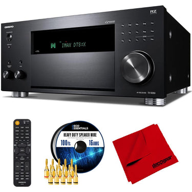Onkyo TX-RZ50 9.2-Channel THX Certified AV Receiver w/ Speaker Wire Bundle