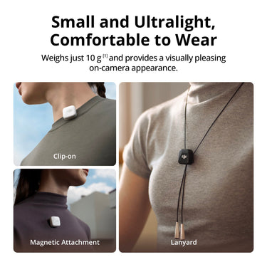 DJI Mic Mini (1 TX + 1 RX), Ultralight, Noise Cancelling with 2YR Warranty Bundle